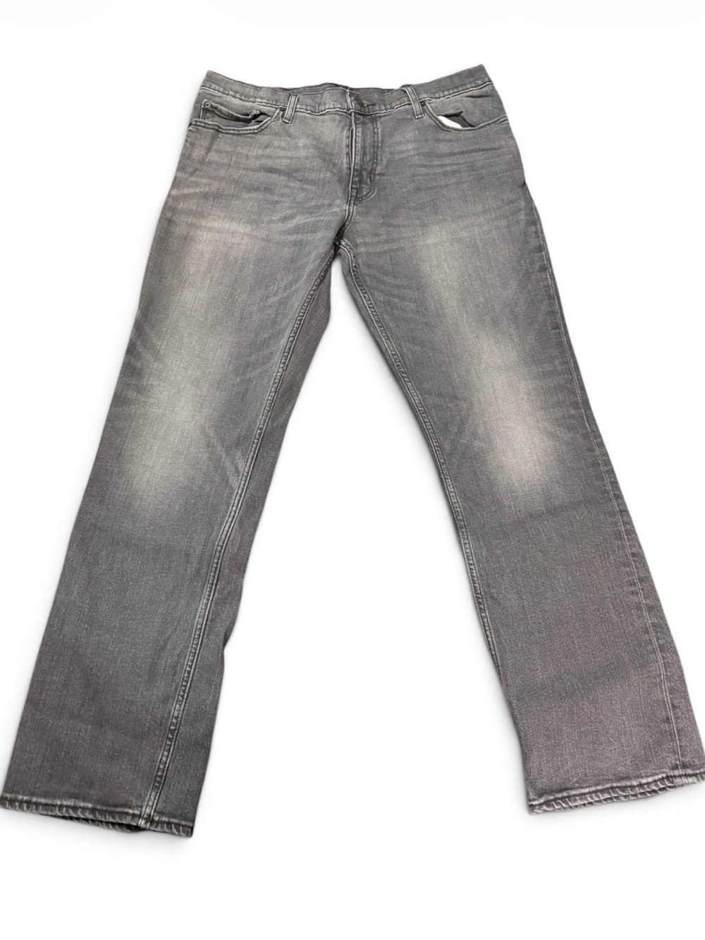 Goodfellow & Co Straight Fit Gray Wash Jeans Men’s Size 38x32 Fair Trade Denim